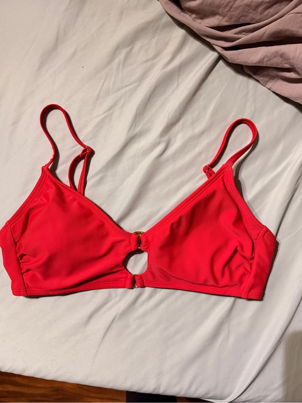wild fable red Cutout Bikini top with Adjustable Straps